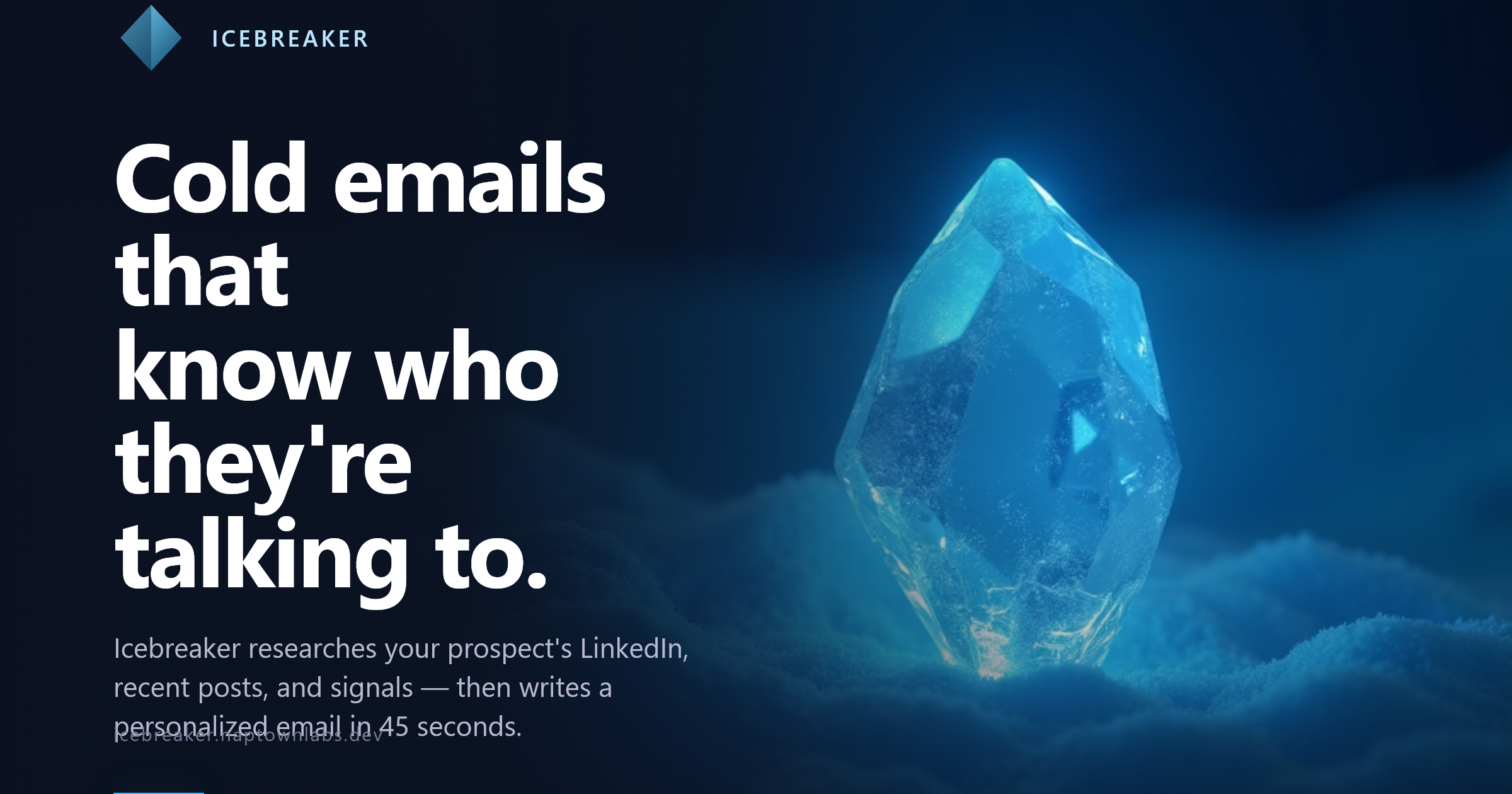 Icebreaker — Cold email personalization that gets replies